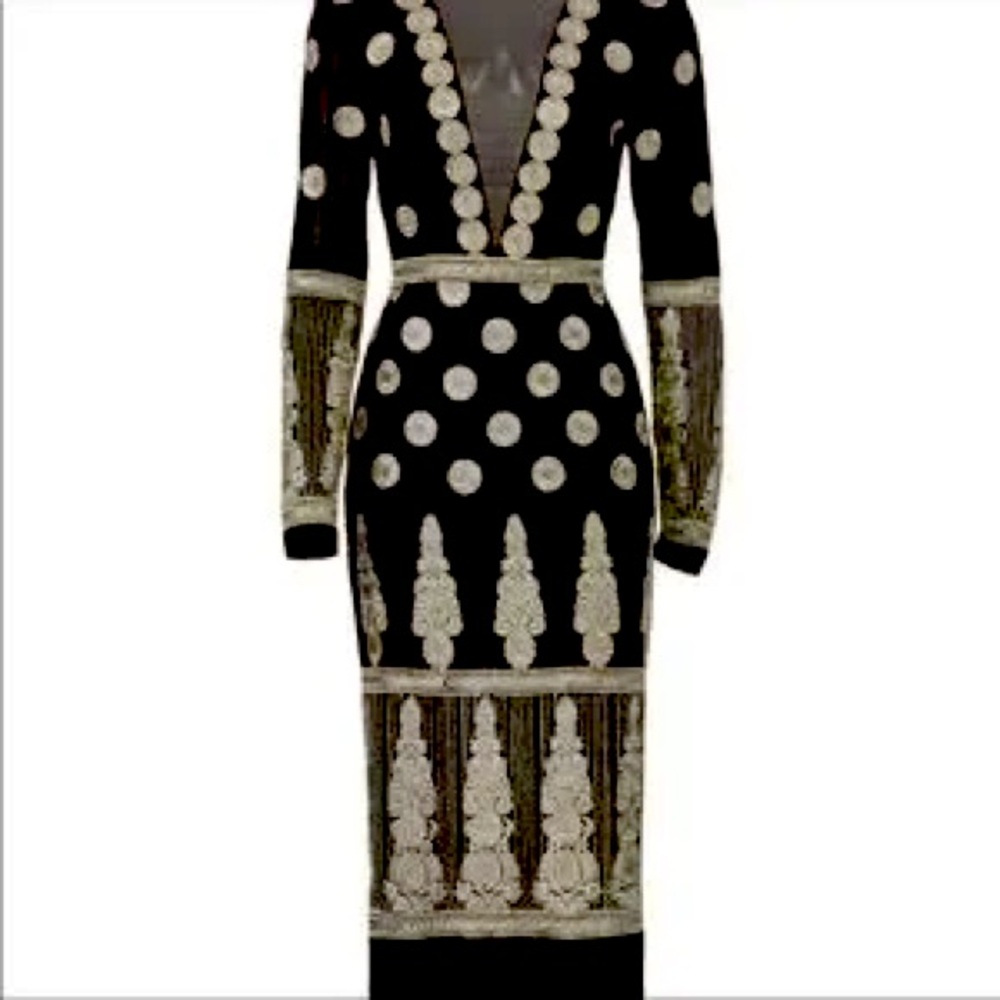 Nicole Miller mosaic dress